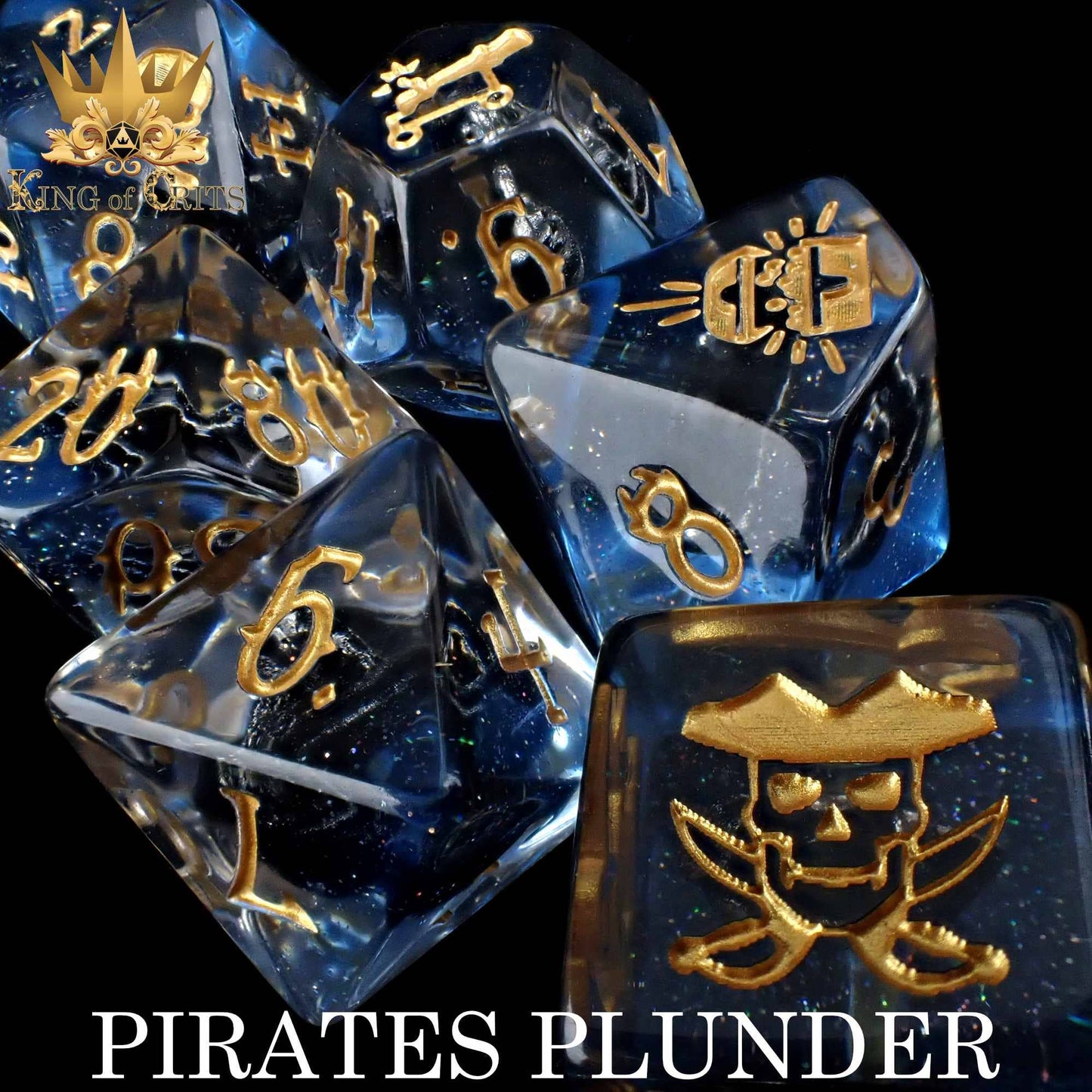 Pirates Plunder Dice Set – A King of Crits™ Original Design