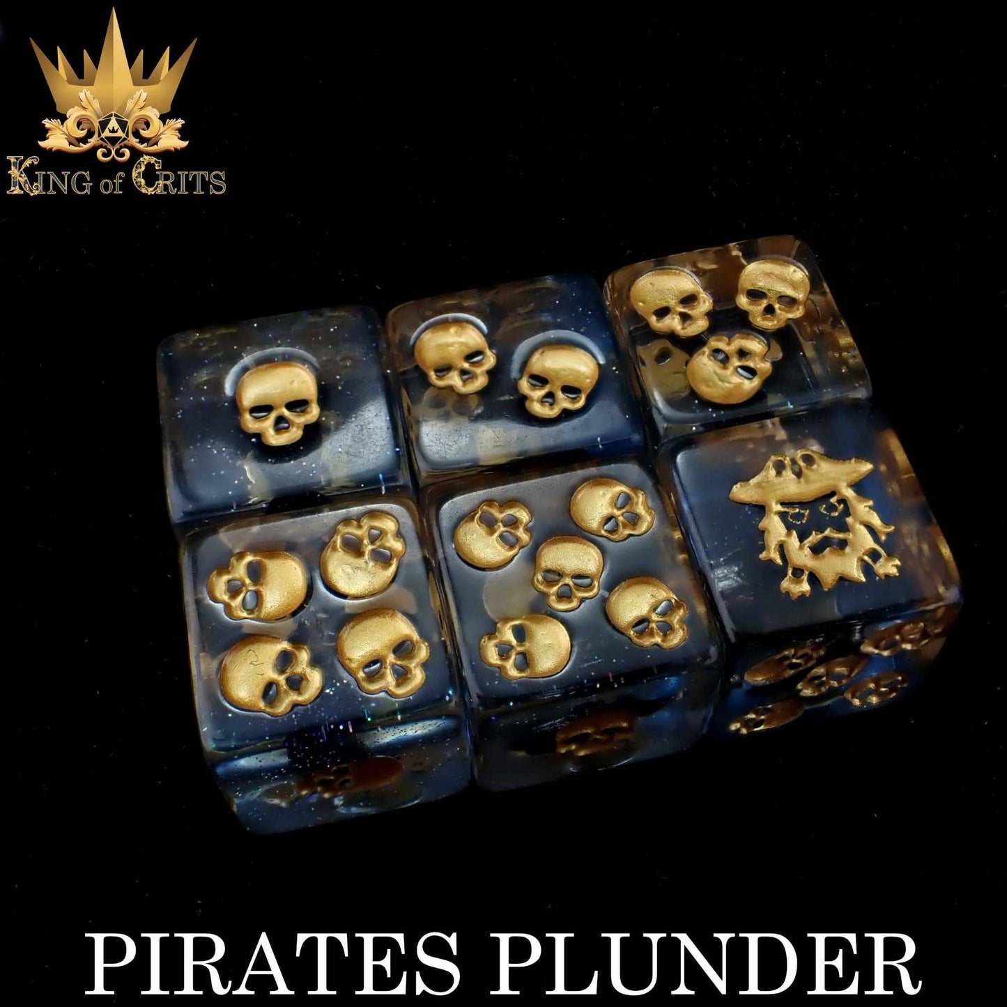 Pirates Plunder Dice Set – A King of Crits™ Original Design