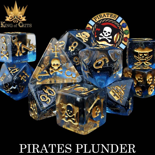 Pirates Plunder Dice Set – A King of Crits™ Original Design