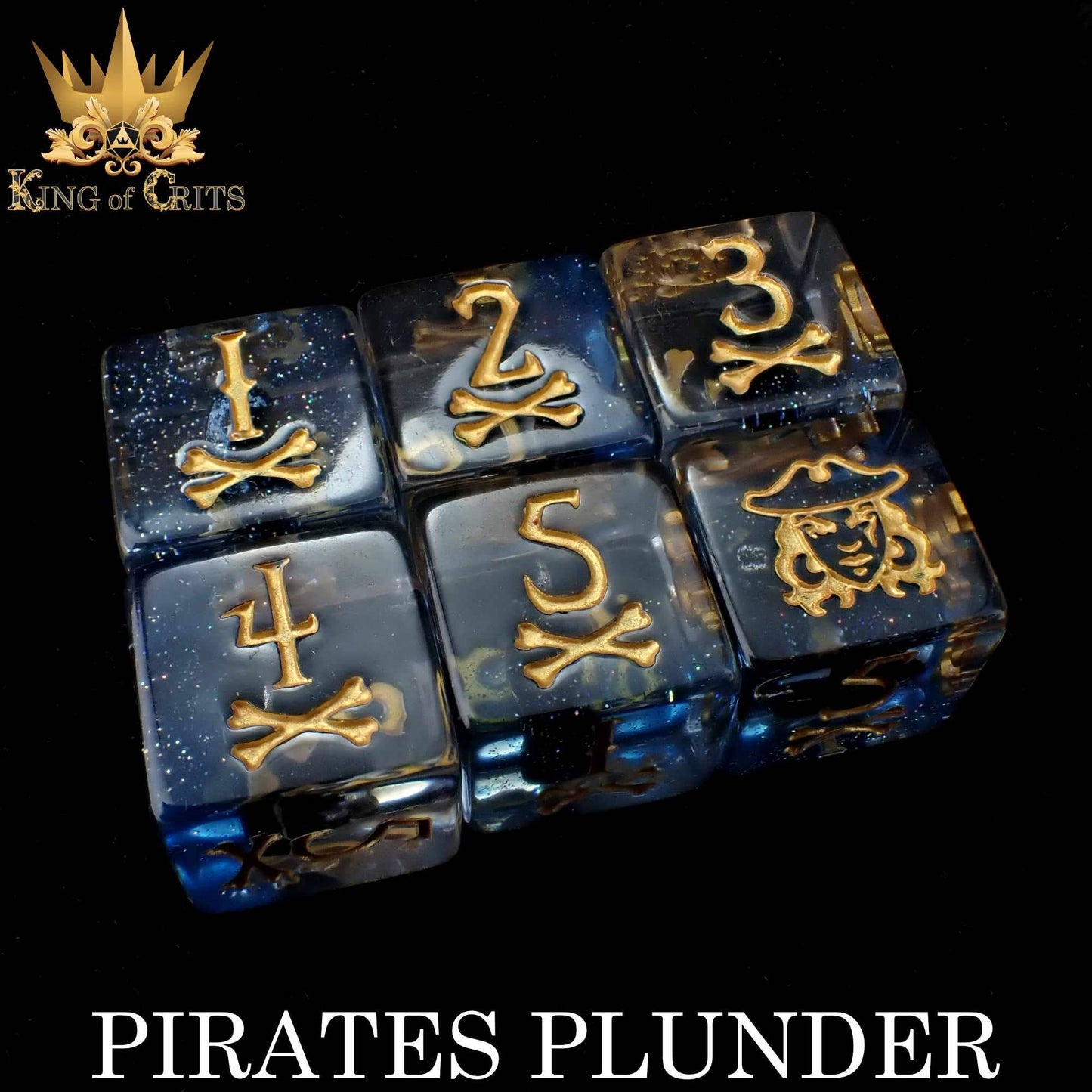 Pirates Plunder Dice Set – A King of Crits™ Original Design