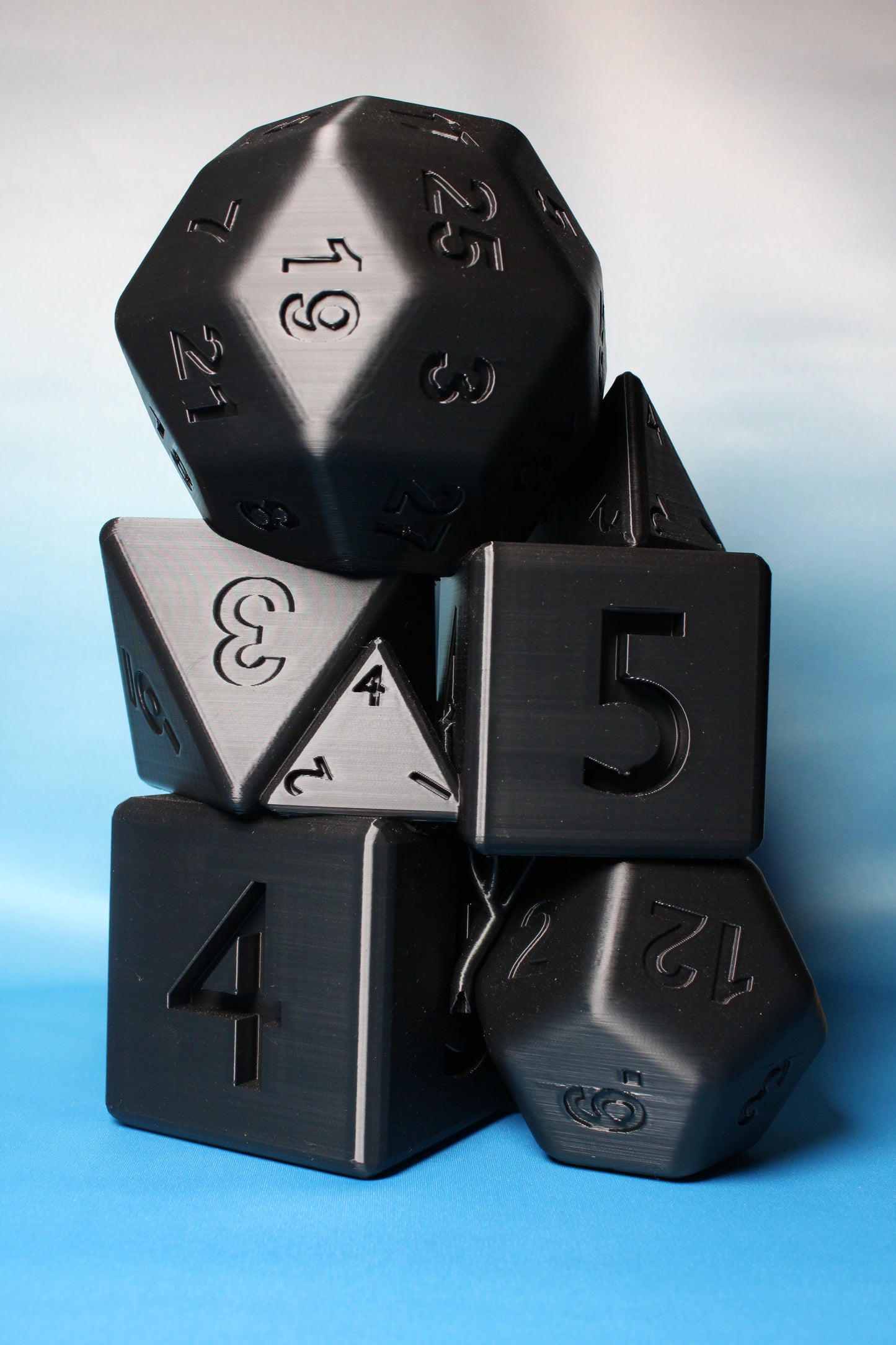 3D Printed Dice Set - Dice rolling tower