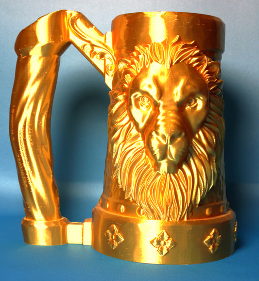 3D Printed Lion Mug/Cozy