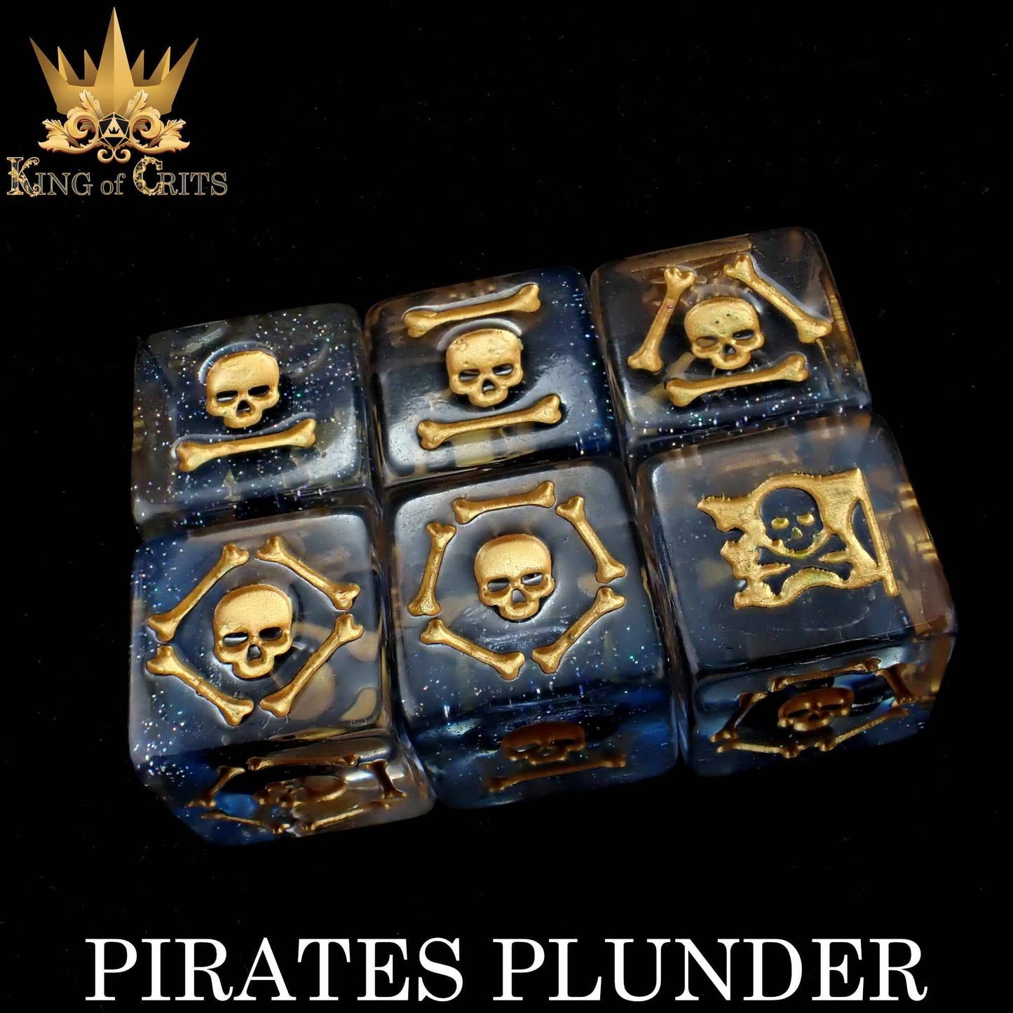 Pirates Plunder Dice Set – A King of Crits™ Original Design