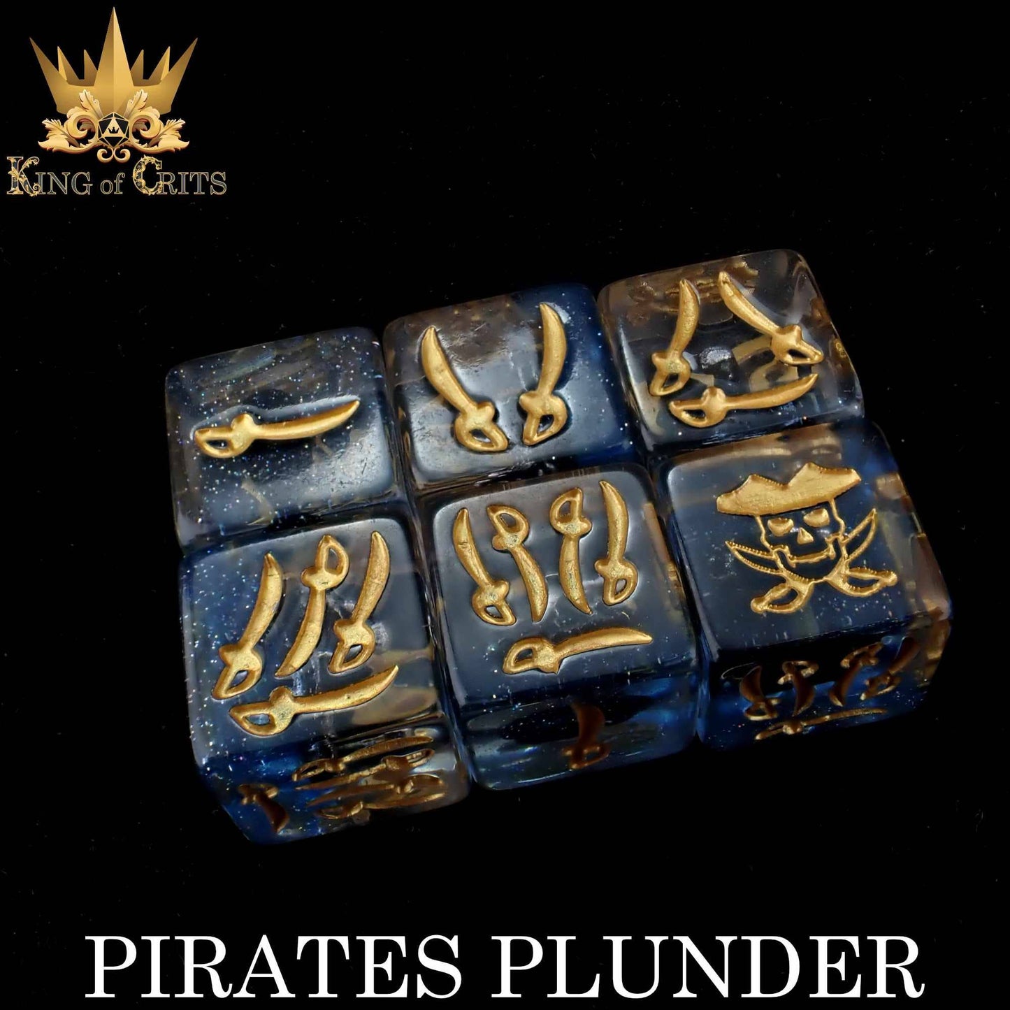 Pirates Plunder Dice Set – A King of Crits™ Original Design