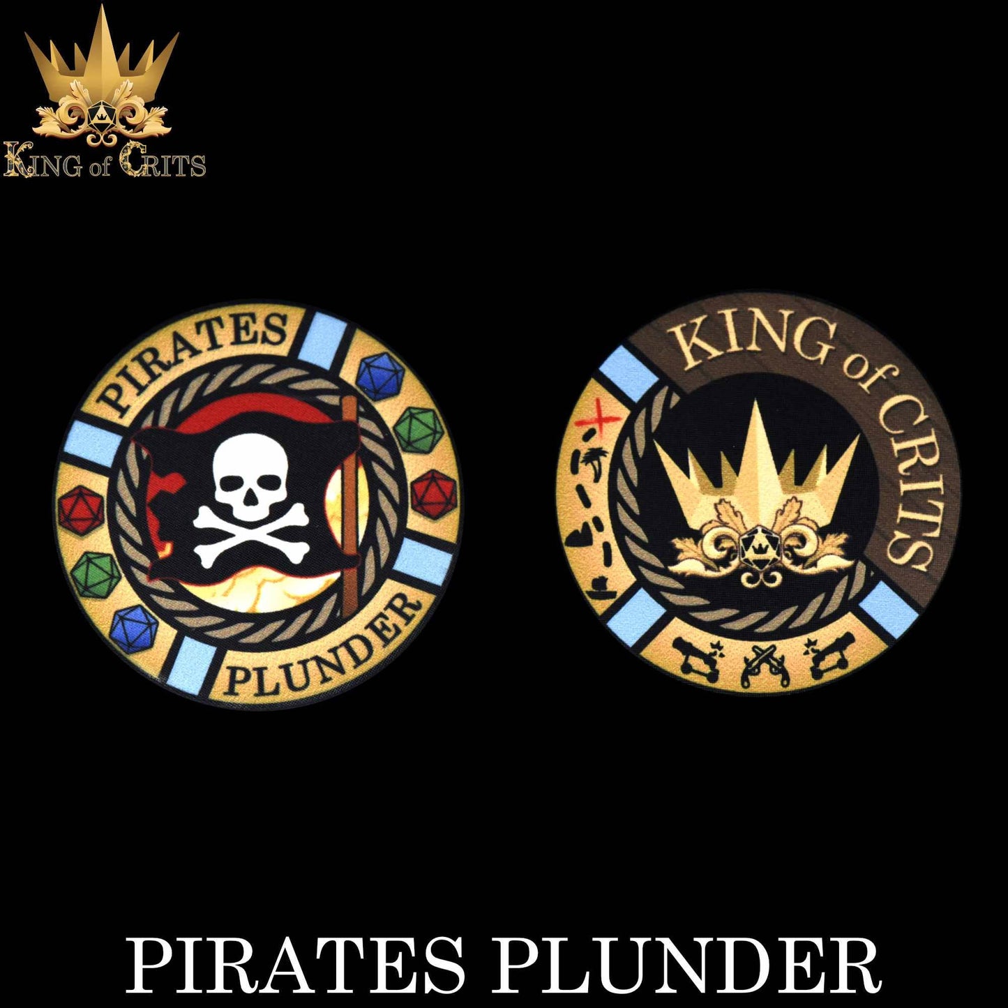 Pirates Plunder Dice Set – A King of Crits™ Original Design